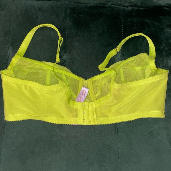 Savage Fenty Sheer Unlined Neon Bra - Picture 4 of 5